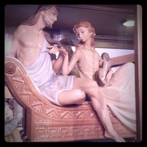 Lladro porcelain,  "Sanson & Delilah,  retired